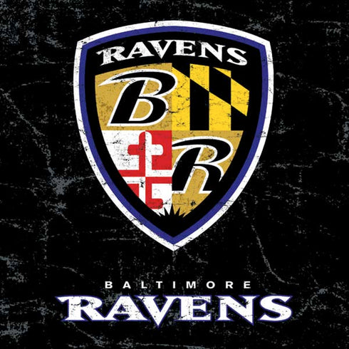NFL Baltimore Ravens - Alternate Distressed Moto E5 Play Skin
